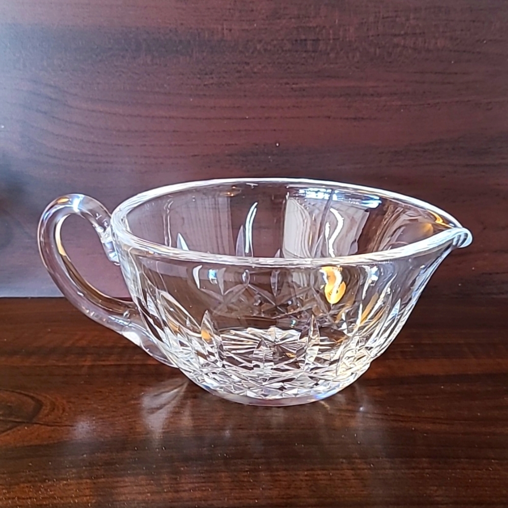 Vintage Waterford Crystal Lismore Sauce Boat